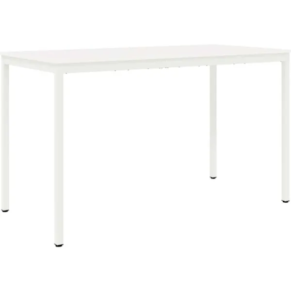 vidaXL Matbord>Barbord Vit 110 x 55 x 105 cm Massiv furu