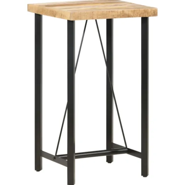 vidaXL Balkongmöbler>Barbord 60x60x107 cm grovt mangoträ