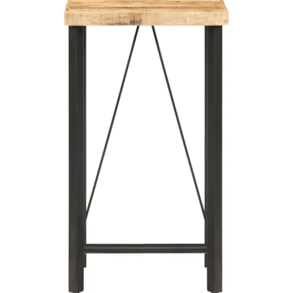 vidaXL Balkongmöbler>Barbord 60x60x107 cm grovt mangoträ