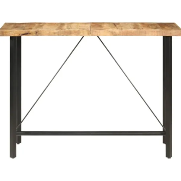 vidaXL Småbord>Barbord 150x70x107 cm grovt mangoträ