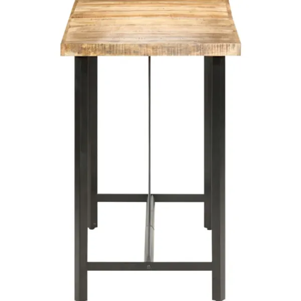 vidaXL Småbord>Barbord 150x70x107 cm grovt mangoträ