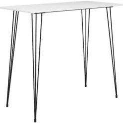 vidaXL Matgrupper>Bargrupp 7 delar vit