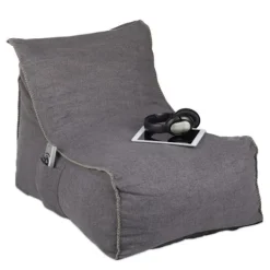 Northix Sittpuffar>Bean Bag med ryggstöd