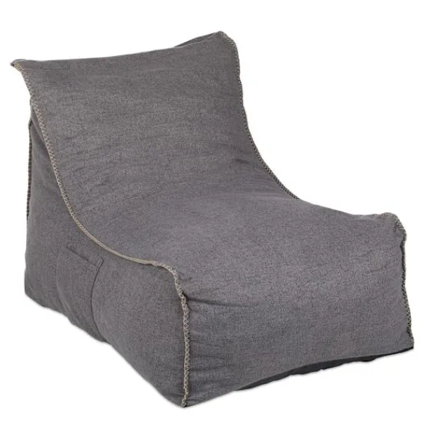 Northix Sittpuffar>Bean Bag med ryggstöd