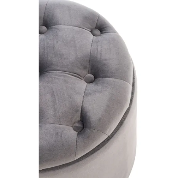 BellaFurn Sittpuffar>Bekväm förvaring ottoman - fotpall - vadderad design och hängande ficka