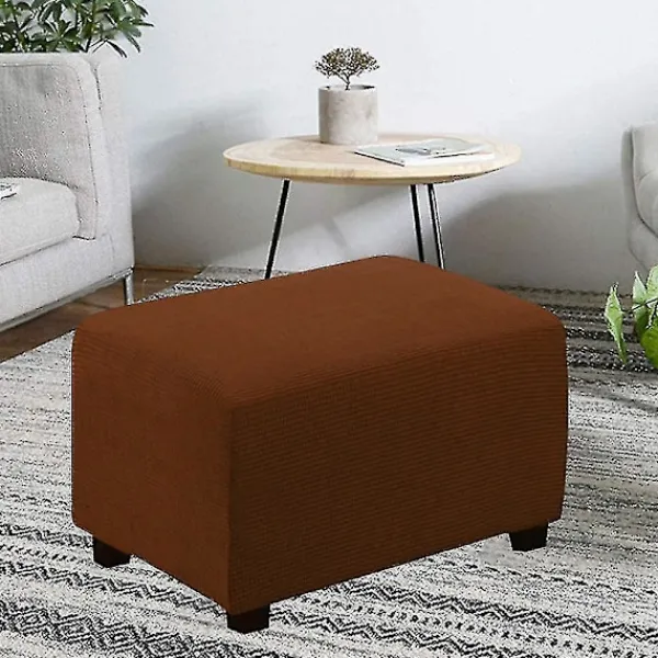 Sittpuffar>Bekväm Stretch Ottoman Överdrag Fällbar Förvaringspall Möbel