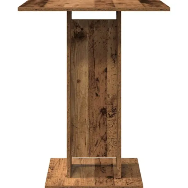 vidaXL Balkongmöbler>Bistrobord åldrat trä 60x60x75 cm konstruerat trä