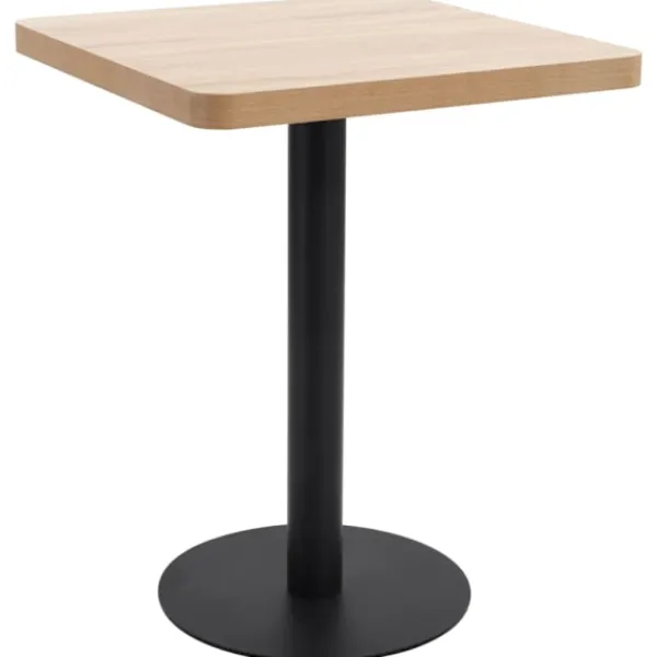 vidaXL Småbord>Bistrobord ljusbrun 60X60 cm MDF