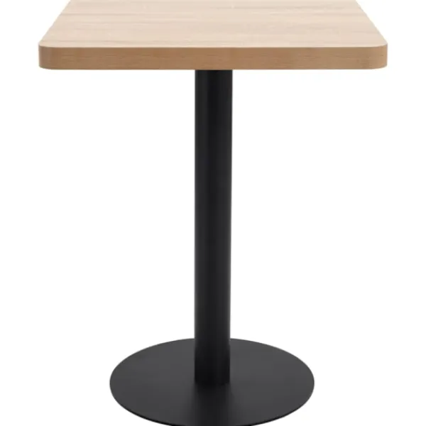 vidaXL Småbord>Bistrobord ljusbrun 60X60 cm MDF
