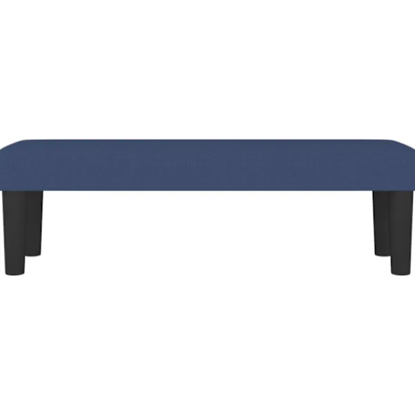 vidaXL Pallar>Bänk blå 100x30x30 cm tyg