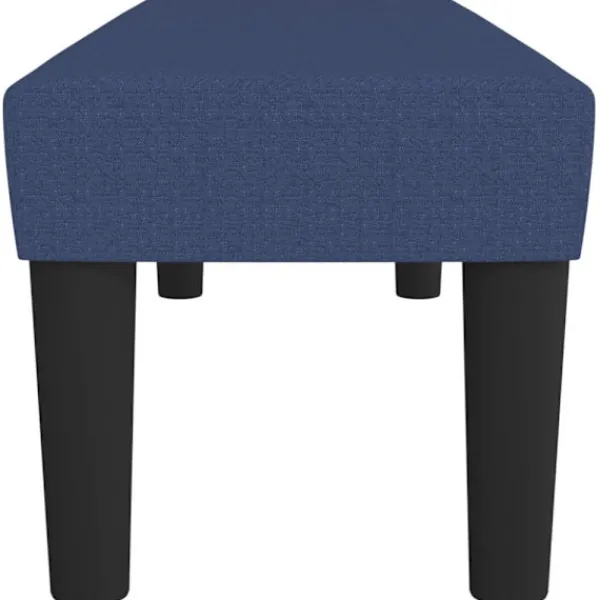 vidaXL Pallar>Bänk blå 100x30x30 cm tyg