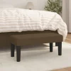 vidaXL Balkongmöbler>Bänk brun 70x30x30 cm tyg
