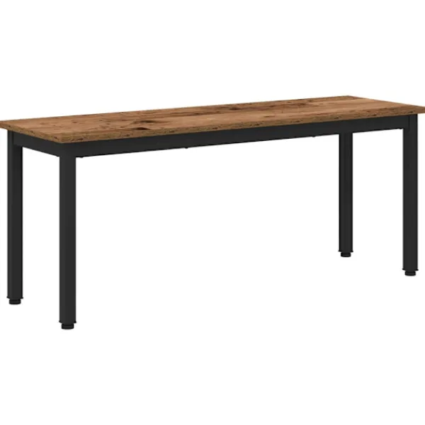 vidaXL Matgrupper>bänk Gammalt trä 110 x 35 x 45 cm Konstruerat trä
