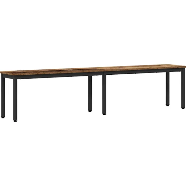 vidaXL Matgrupper>bänk Gammalt trä 200 x 35 x 45 cm Konstruerat trä