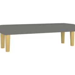 vidaXL Balkongmöbler>Bänk mörkgrå 100x30x30 cm tyg