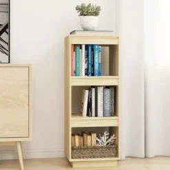 vidaXL Hyllor>Bokhylla/rumsavdelare 40x35x103 cm massiv furu