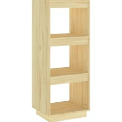 vidaXL Hyllor>Bokhylla/rumsavdelare 40x35x103 cm massiv furu