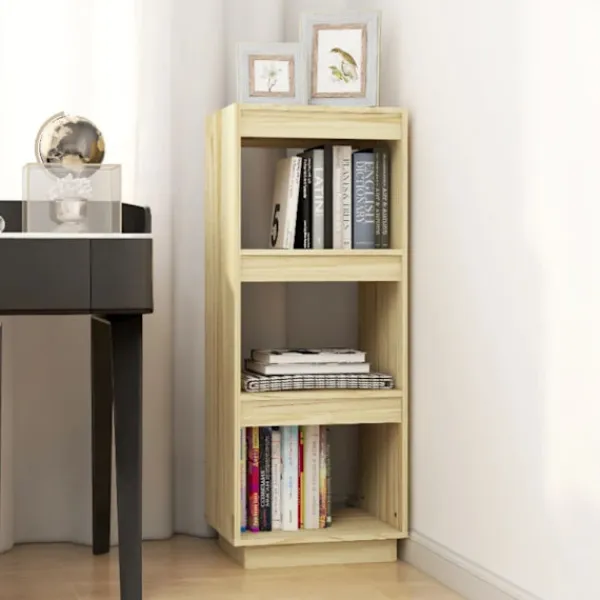 vidaXL Hyllor>Bokhylla/rumsavdelare 40x35x103 cm massiv furu