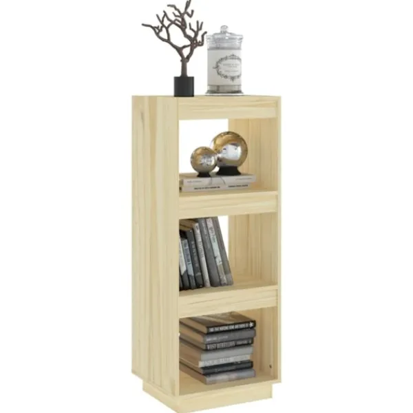 vidaXL Hyllor>Bokhylla/rumsavdelare 40x35x103 cm massiv furu