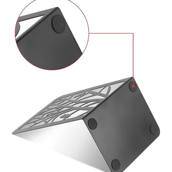 OCEAN Hyllor>Bokstöd i Metall (Svart), 1 Par Bokstöd för Barn, Träddesign