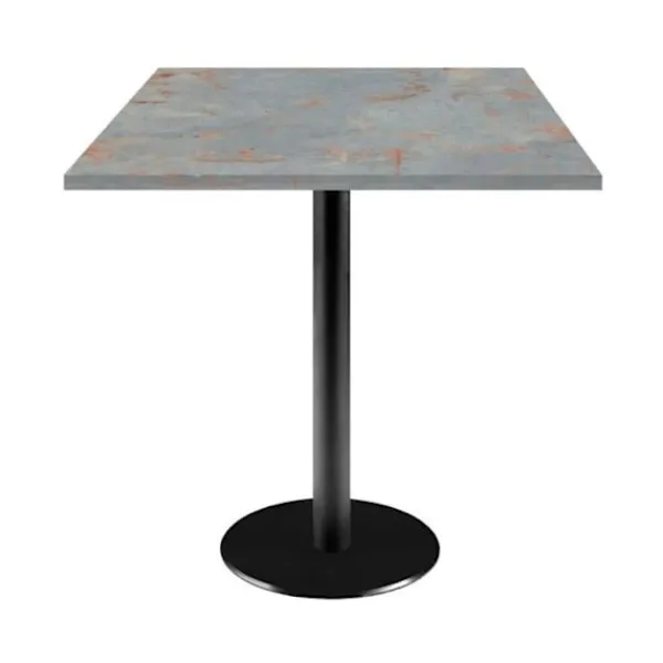Matbord>Bord 70 x 70 cm - rostgrå Rom modell
