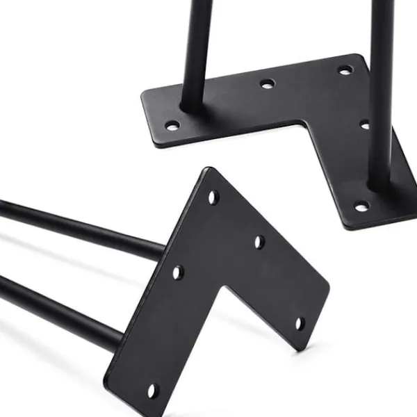 Matbord>Bordsben 4 tum Set om 4, DIY Möbel Metallbordsben Perfekt för KLB