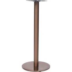 vidaXL Matbord>Bordsben för cafébord guld Ø45x107 cm rostfritt stål