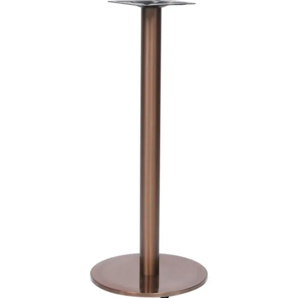 vidaXL Matbord>Bordsben för cafébord guld Ø45x107 cm rostfritt stål
