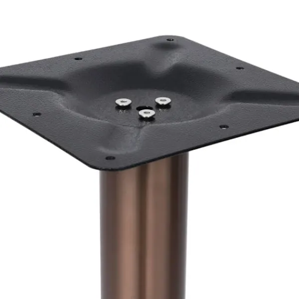 vidaXL Matbord>Bordsben för cafébord guld Ø45x107 cm rostfritt stål