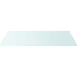 vidaXL Matbord>Bordsskiva genomskinlig 50x100 cm härdat glas