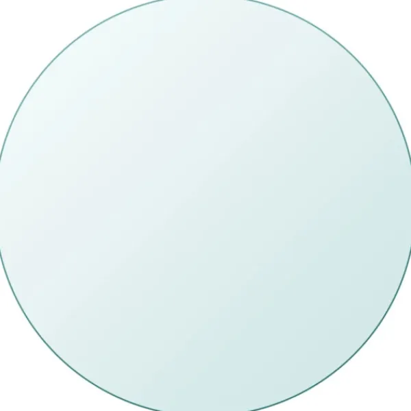 vidaXL Matbord>Bordsskiva härdat glas rund 500 mm