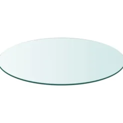 vidaXL Matbord>Bordsskiva härdat glas rund 500 mm