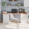vidaXL Kontorsmöbler>Bordsskiva ljusbrun 180x60x(2-6) cm behandlad massiv ek