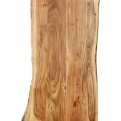 vidaXL Matbord>Bordsskiva massivt akaciaträ 100x(50-60)x2,5 cm
