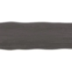 vidaXL Matbord>Bordsskiva mörkbrun 100x40x(2-4) cm massivt trä levande kant