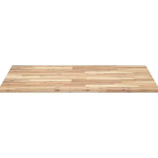 vidaXL Matbord>Bordsskiva obehandlad 100x80x2 cm massivt akaciaträ