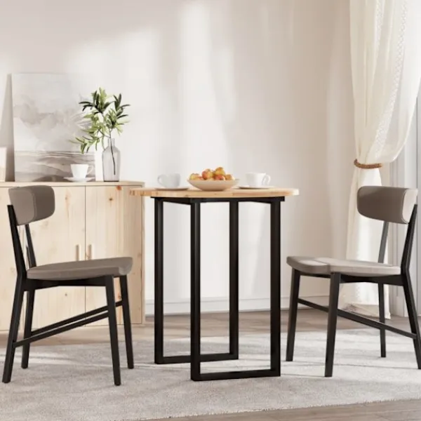 vidaXL Balkongmöbler>Bordsskiva rund Ø70x2 cm massivt akaciaträ