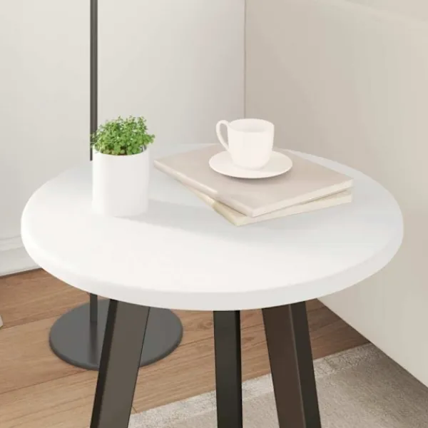 vidaXL Småbord>Bordsskiva Vit 40 x 40 x 1,5 cm Konstruerat trä