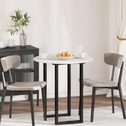 vidaXL Matgrupper>Bordsskiva Vit 70 x 70 x 1,5 cm Konstruerat trä