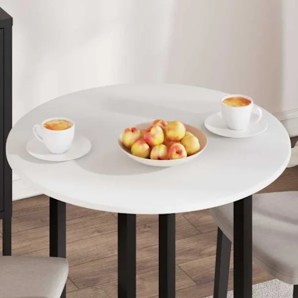 vidaXL Matgrupper>Bordsskiva Vit 70 x 70 x 1,5 cm Konstruerat trä