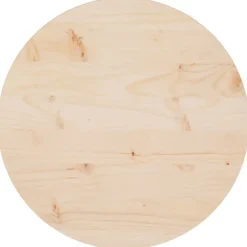 vidaXL Småbord>Bordsskiva Ø50x2,5 cm massiv furu
