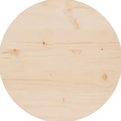 vidaXL Matbord>Bordsskiva Ø40x2,5 cm massiv furu