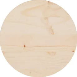 vidaXL Matbord>Bordsskiva Ø30x2,5 cm massiv furu
