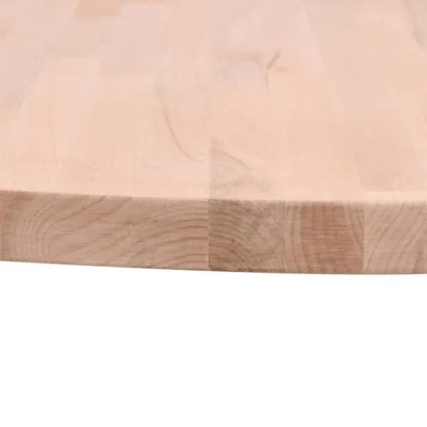 vidaXL Soffbord>Bordsskiva Ø70x4 cm rund massivt bokträ