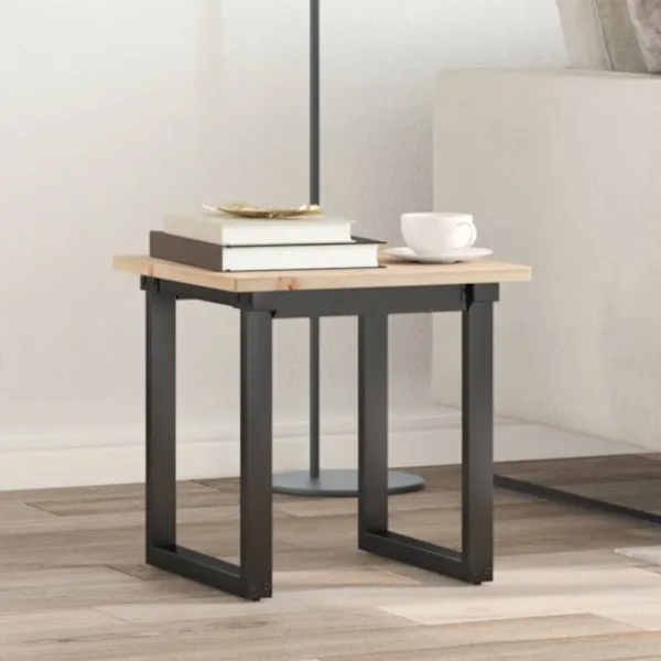 vidaXL Småbord>Bordsskiva 40x40x1,7 cm fyrkantig massiv furu