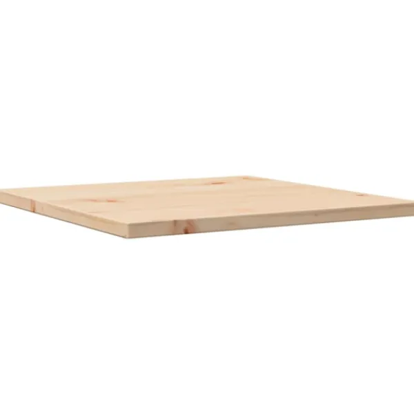 vidaXL Småbord>Bordsskiva 40x40x1,7 cm fyrkantig massiv furu