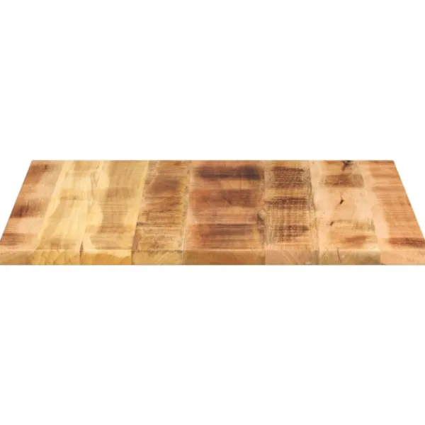 vidaXL Matbord>Bordsskiva 70x70x3,8 cm fyrkantig massivt grovt mangoträ