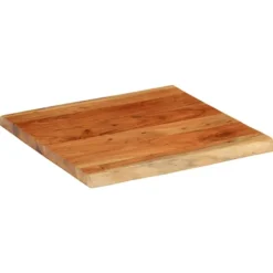 vidaXL Matbord>Bordsskiva 40x40x3,8 cm fyrkantig massiv akacia levande kant