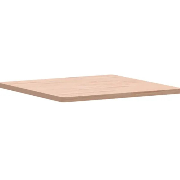 vidaXL Matbord>Bordsskiva 70x70x2,5 cm fyrkantig massivt bokträ