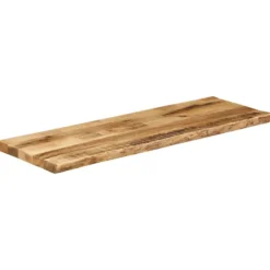 vidaXL Matbord>Bordsskiva 110x40x2,5 cm levande kant massivt grovt mangoträ
